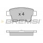 BP3331 BREMSI Комплект гальмівних колодок дисковий гальм