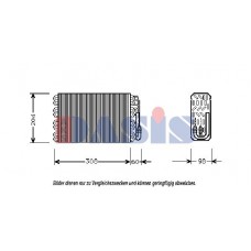 821340N AKS DASIS Випарник кондиціонера