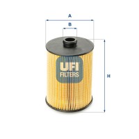 2508900 UFI Масляний фільтр