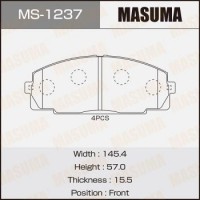 MS-1237 MASUMA Комплект гальмівних колодок