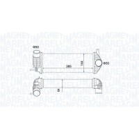 Интеркулер MAGNETI MARELLI 351319204480