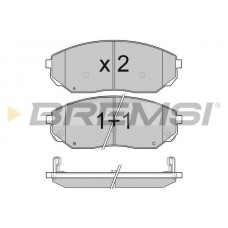 BP3116 BREMSI Комплект гальмівних колодок дисковий гальм