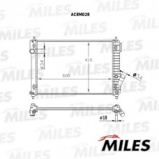 ACRM028 MILES Радіатор охолодження двигуна