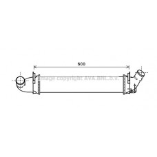 RTA4496 AVA QUALITY COOLING Интеркулер