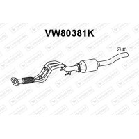 VW80381K VENEPORTE Катализатор