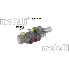 05-0780 METELLI Головний гальмівний циліндр