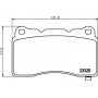 8DB 355 015-481 HELLA Комплект гальмівних колодок, дискове гальмо