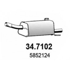 34.7102 ASSO Глушник вихлопних газів кінцевий