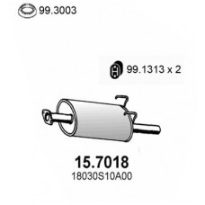 15.7018 ASSO Глушник вихлопних газів кінцевий