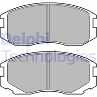 LP1594 DELPHI Комплект гальмівних колодок дисковий гальм