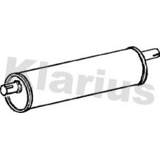 210595 KLARIUS Середній глушник вихлопних газів