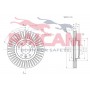 RD01159 RAICAM Гальмівний диск