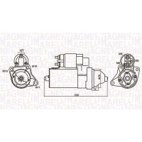 063721107010 MAGNETI MARELLI Стартер