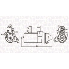 063721107010 MAGNETI MARELLI Стартер
