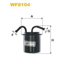 WF8104 WIX FILTERS Паливний фільтр