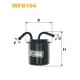 WF8104 WIX FILTERS Паливний фільтр