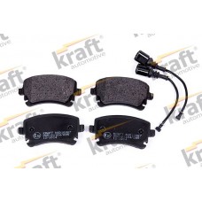 6010907 KRAFT AUTOMOTIVE Комплект гальмівних колодок дисковий гальм