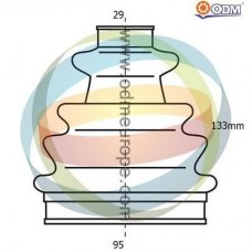 21-990257 Multiparts Комплект пыльника, Привідний вал