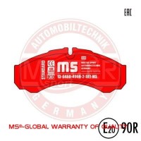 13046049662-SET-MS MASTER-SPORT GERMANY Комплект гальмівних колодок дисковий гальм