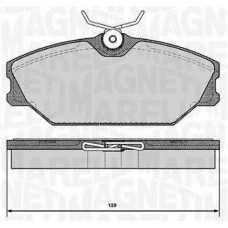 363916060377 MAGNETI MARELLI Комплект гальмівних колодок дисковий гальм