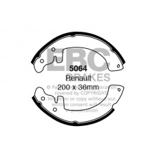 5064 EBC Brakes Комплект гальмівних колодок