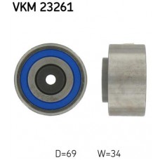 VKM 23261 SKF Паразитный / Ведущий ролик, Зубчастий ремінь