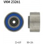 VKM 23261 SKF Паразитный / Ведущий ролик, Зубчастий ремінь
