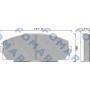 FO 489481 FOMAR Friction Комплект гальмівних колодок дисковий гальм