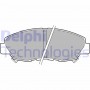 LP1449 DELPHI Комплект гальмівних колодок дисковий гальм