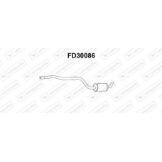 FD30086 VENEPORTE Предглушник вихлопних газів
