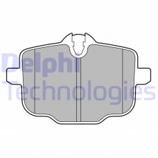 LP3579 DELPHI Комплект гальмівних колодок дисковий гальм