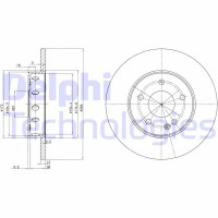 BG2769 DELPHI Гальмівний диск