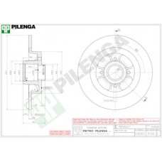 5726 PILENGA Гальмівний диск