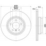 8DD 355 111-941 HELLA PAGID Гальмівний диск