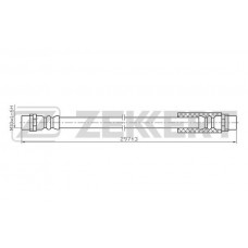 BS-9058 ZEKKERT Гальмівний шланг