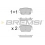 BP3831 BREMSI Комплект гальмівних колодок дисковий гальм