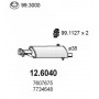 12.6040 ASSO Середній глушник вихлопних газів