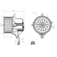 WG2160429 WILMINK GROUP Вентилятор салону
