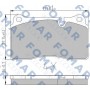 FO 935281 FOMAR Friction КомплеК т гальмівних колодок, дискове гальмо