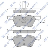 SP1953 Hi-Q КомплеК т гальмівних колодок, дискове гальмо