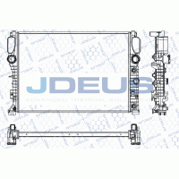 RA0170730 JDEUS Радіатор охолодження двигуна