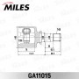 GA11015 MILES Шарнирный комплект, Привідний вал