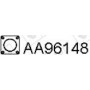 AA96148 VENEPORTE Прокладка труба вихлопного газу
