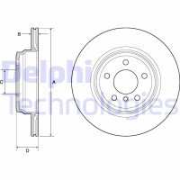 BG4665C DELPHI Гальмівний диск