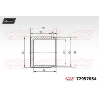 72957054 MAXTECH Поршень корпус скоби гальма