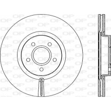 BDR2154.20 OPEN PARTS Гальмівний диск