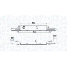 Интеркулер MAGNETI MARELLI 351319204330