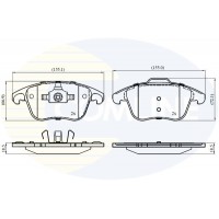CBP01720 COMLINE КомплеК т гальмівних колодок, дискове гальмо