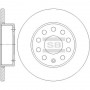 SD5412 Hi-Q Гальмівний диск