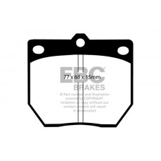 DP273 EBC Brakes Комплект гальмівних колодок дисковий гальм